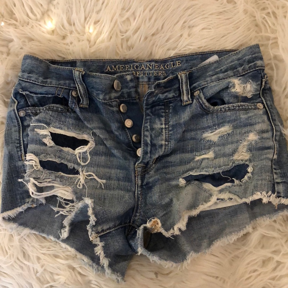 High waisted american eagle shorts